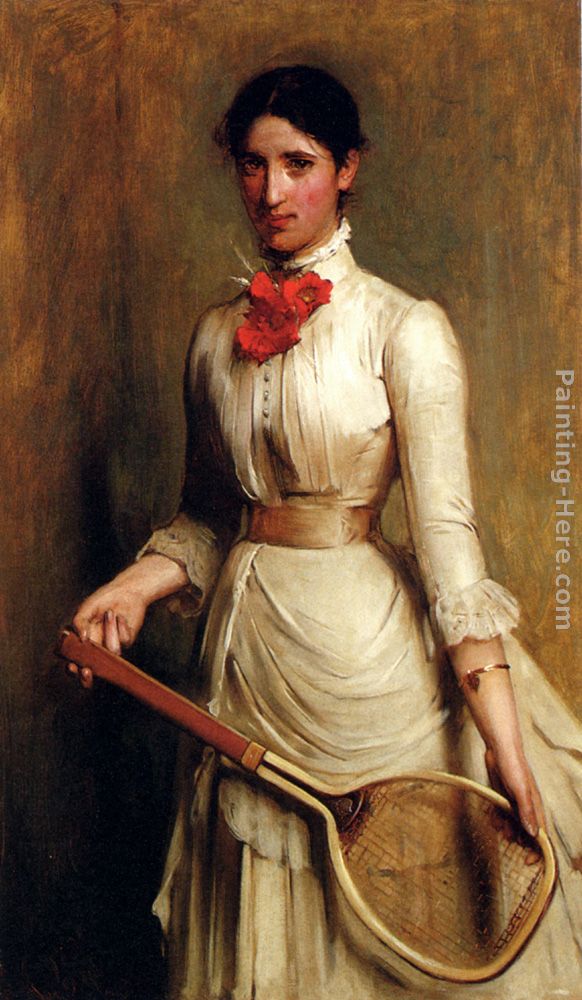 Portrait Of Artist's Sister-In-Law painting - Arthur Hacker Portrait Of Artist's Sister-In-Law art painting